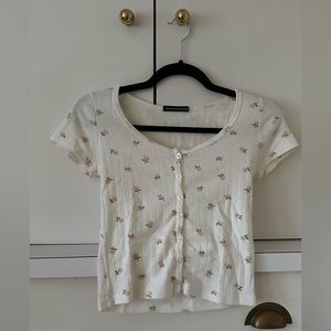 Brandy Melville - Floral Cropped Top